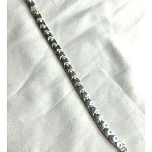 925 Italian Sterling Silver Link Bracelet 9.46 Grams